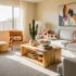 Cozy living room with plush carpet, showcasing ideal carpet installation for Arizona homes